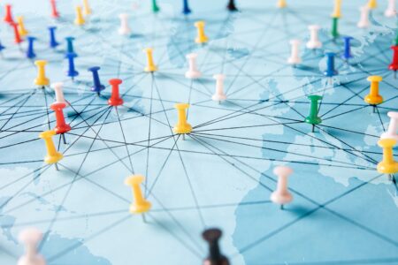 TRANSFER PRICING RULES – SIZE DOESN’T MATTER - image of map with pins in different locations